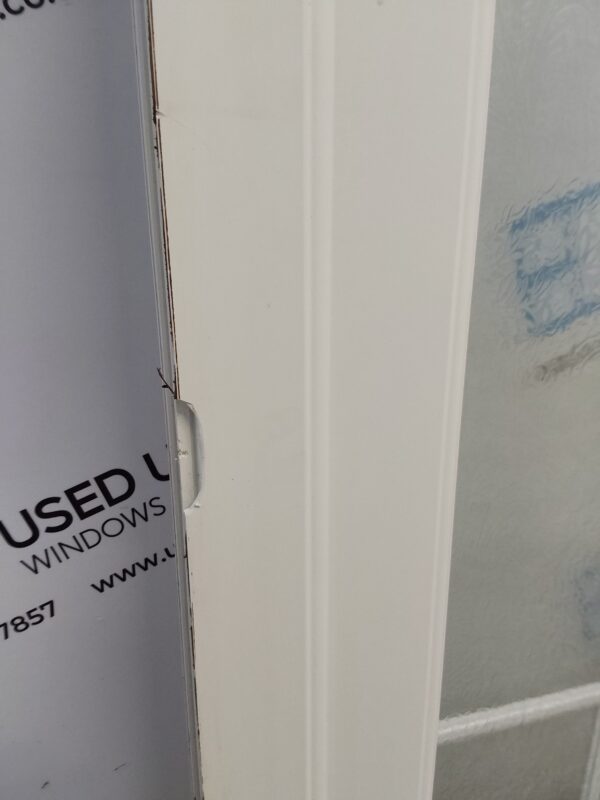 Used White Upvc Full Glass Back Door 895mm x 2055mm (reduce to 875mm) 0785 - Image 4