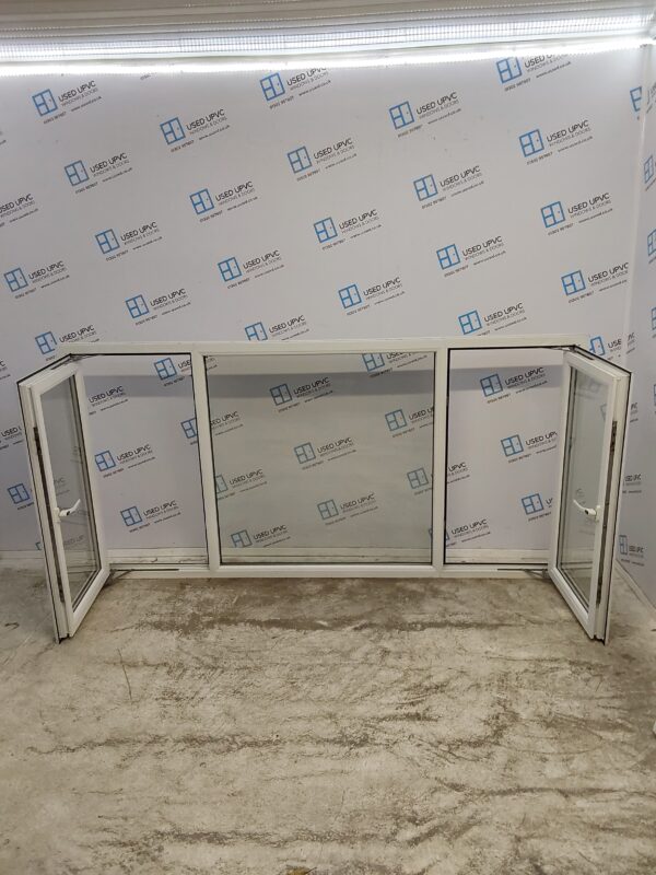 Used White Upvc Window 2385mm x 1185mm LW0054 - Image 3