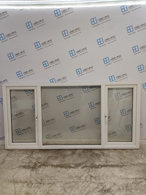 Used White Upvc Window 2385mm x 1185mm LW0054 - Image 2