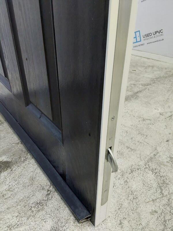 Used Black Composite Front Door 940mm x 2000mm 0094 - Image 6