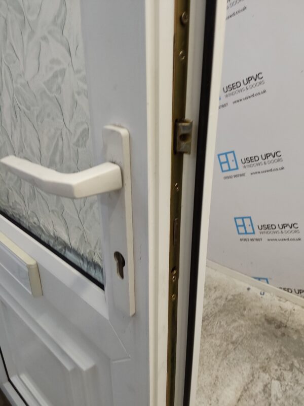 Used White Upvc Front Door 880mm x 2140mm 0014 - Image 5
