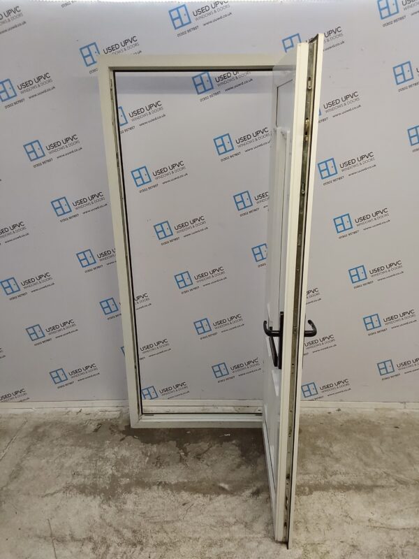 Used White Upvc Front Door 910mm x 2065mm (reduce to 890mm) 0011 - Image 3