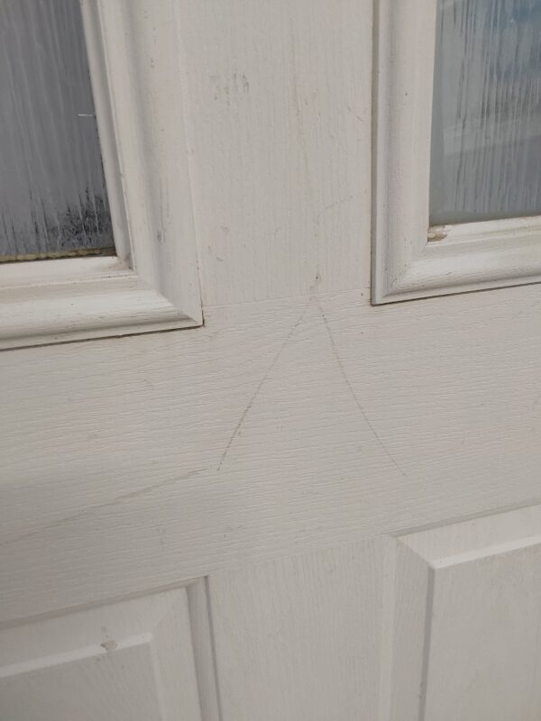Used White Composite Door 875mm x 2075mm 0078 - Image 4