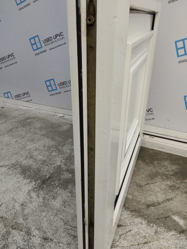 Used White Upvc Back Door 905mm x 2125mm (reduce to 865mm) 0043 - Image 8