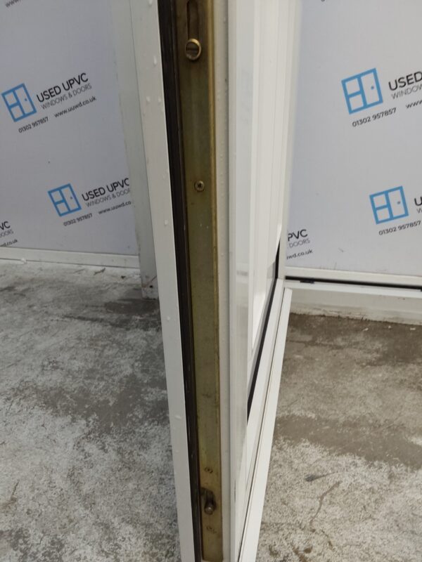 Used White Upvc Door And Side Panel 1225mm x 2070mm DS0028 - Image 9