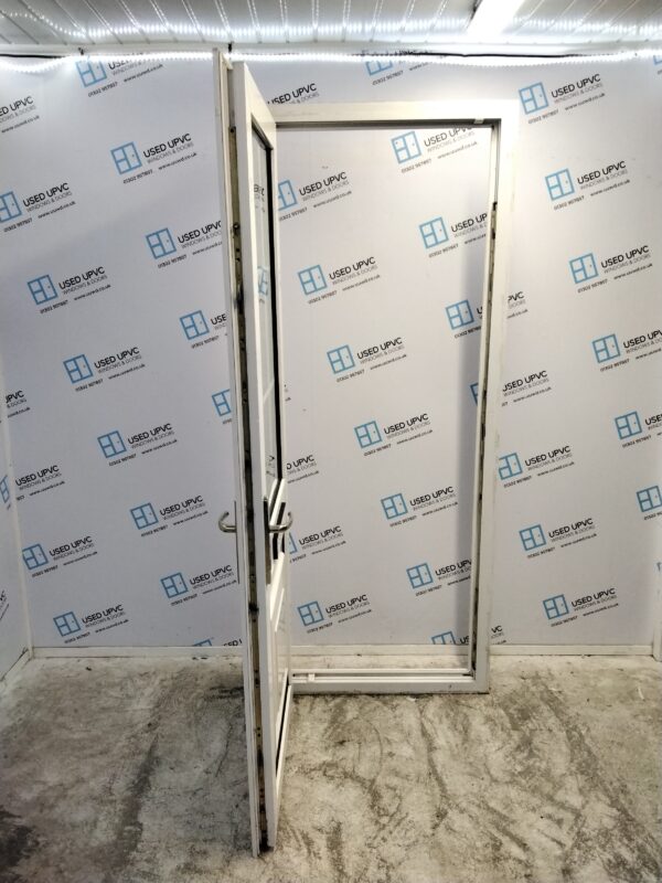 Used White Upvc Front Door 860mm x 2130mm 0241 - Image 3