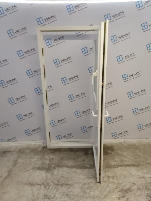 Used White Upvc Stable Back Door (outwards opening) 885mm x 1985mm 0150 - Image 3