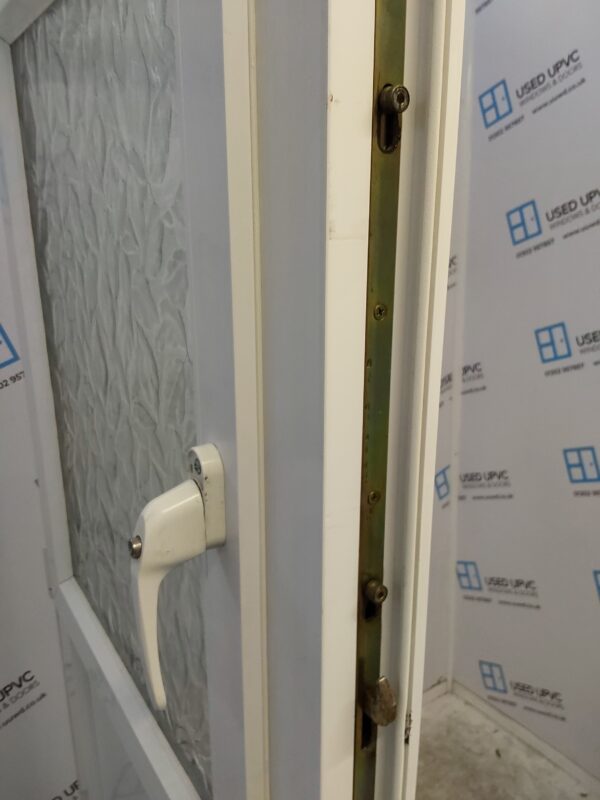 Used White Upvc Stable Back Door (outwards opening) 885mm x 1985mm 0150 - Image 6