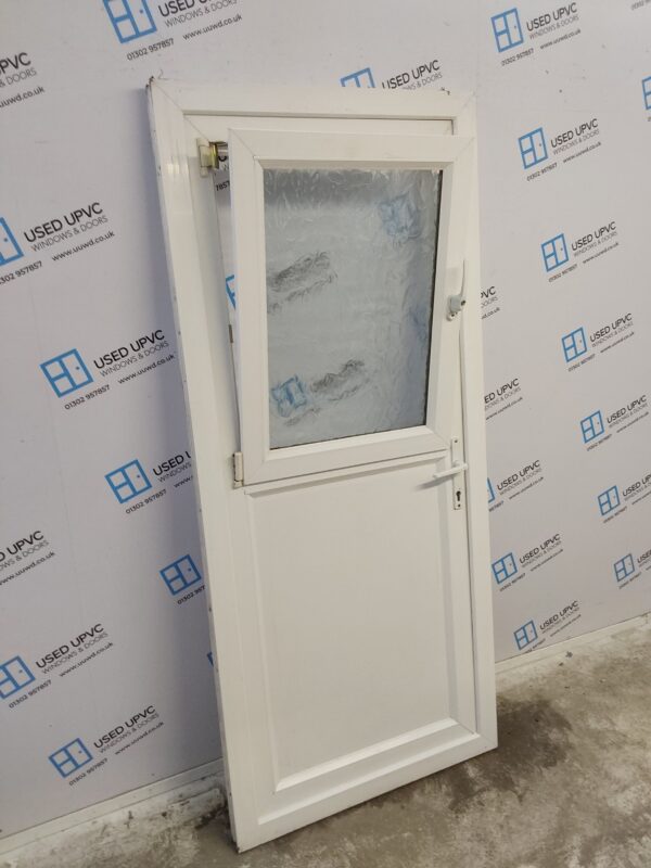 Used White Upvc Stable Back Door (outwards opening) 885mm x 1985mm 0150 - Image 4
