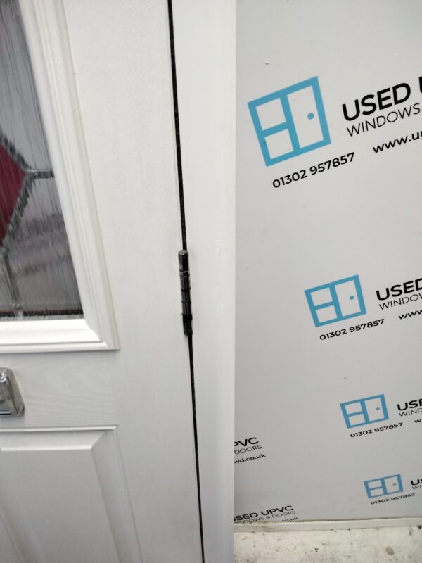 Used Red Composite Front Door 890mm x 2070mm (Reduce To 890mm x 2055mm) 0281 - Image 8