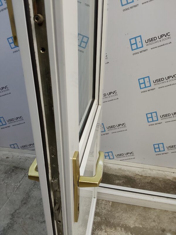 Used White Upvc Back Stable Door 865mm x 2060mm (reduce to 845mm) 0131 - Image 5