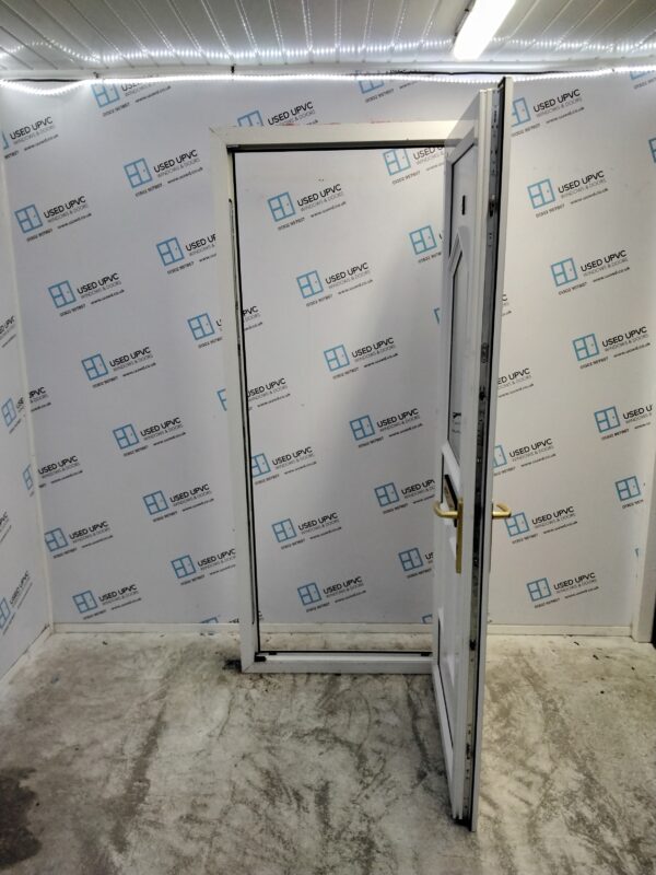 Used White Upvc Front Door 895mm x 2120mm 0353 - Image 3