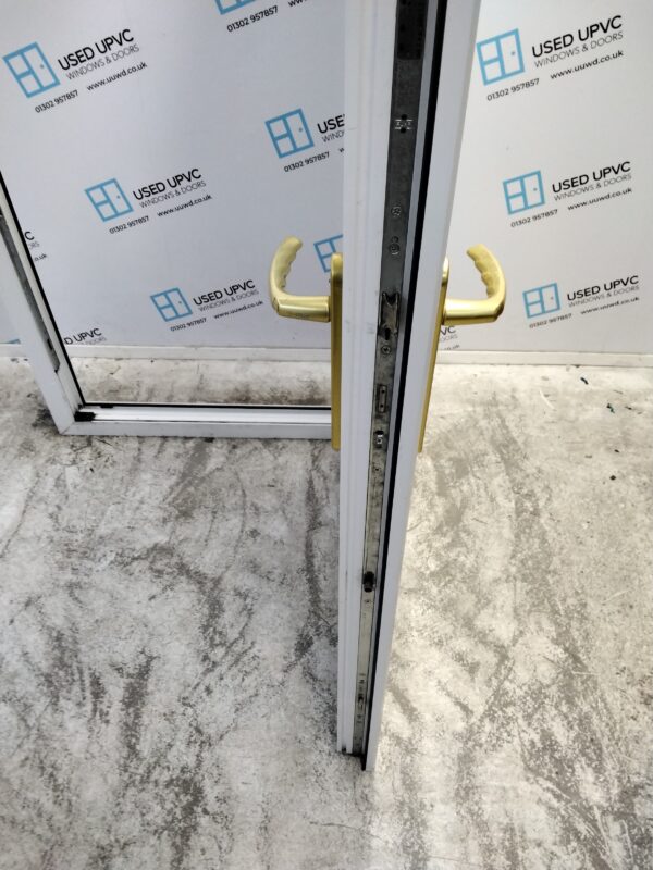 Used White Upvc Front Door 895mm x 2120mm 0353 - Image 5