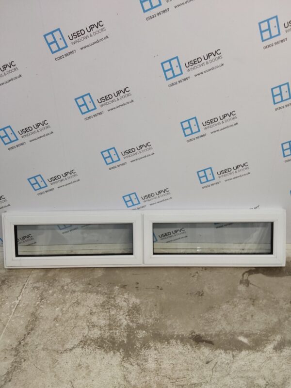 Used White Upvc Window 1800mm x 365mm W0087