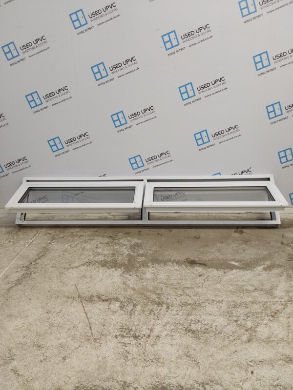 Used White Upvc Window 1800mm x 365mm W0087 - Image 3