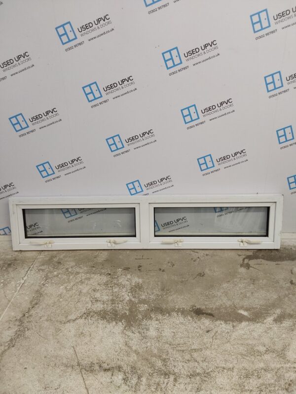 Used White Upvc Window 1800mm x 365mm W0087 - Image 2