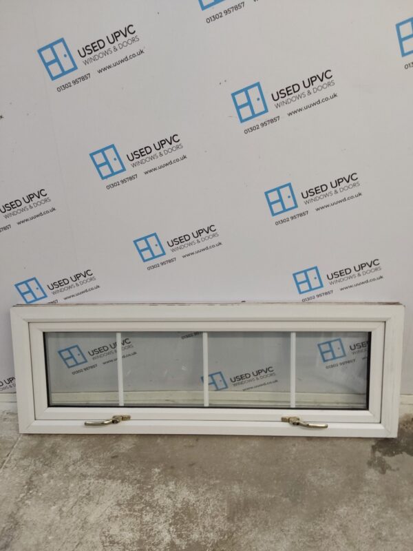 Used White Upvc Window 1450mm x 505mm W0082 - Image 2