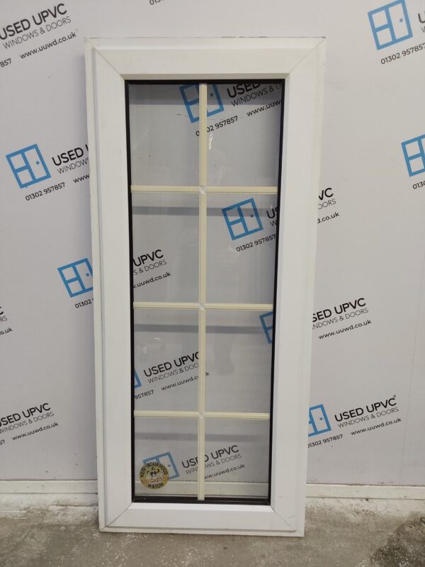 Used White Upvc Window 585mm x 1320mm W0021