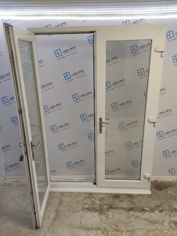 Used White Upvc French Doors 1515mm x 2180mm EA27 - Image 3