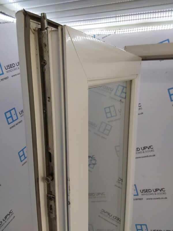 Used White Upvc French Doors 1515mm x 2180mm EA27 - Image 5