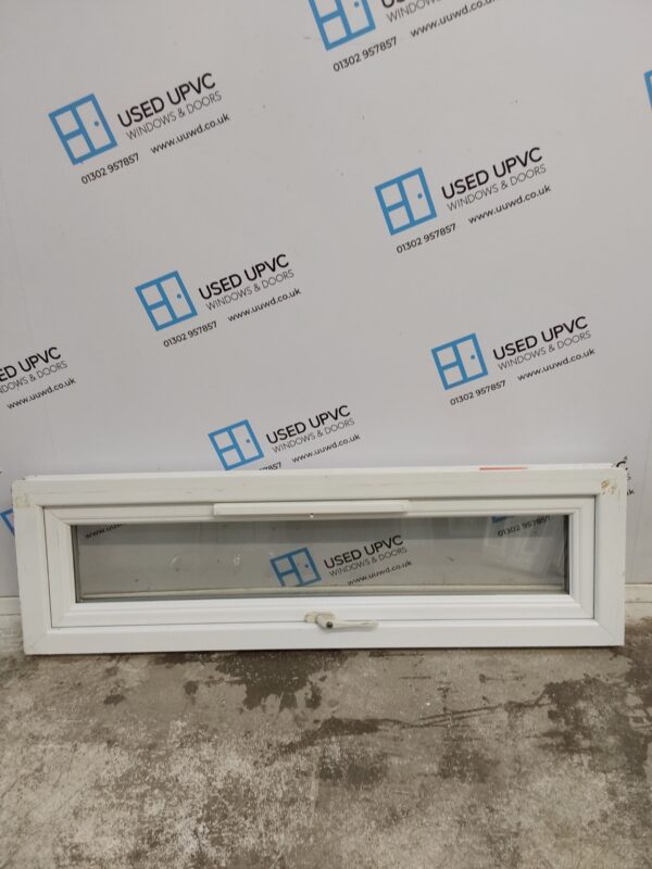 Used White Upvc Window 1230mm x 365mm W0456 - Image 2