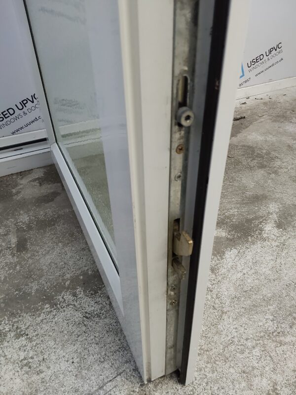 Used White Upvc Back Door 845mm x 2020mm (reduce to 825mm) 0708 - Image 6