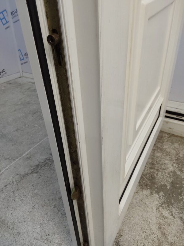 Used White Upvc Back Door 845mm x 2110mm 0599 - Image 6