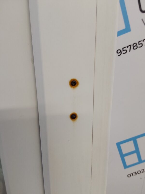 Used White Upvc Back Door 890mm x 2090mm (reduce to 840mm) 0585 - Image 4