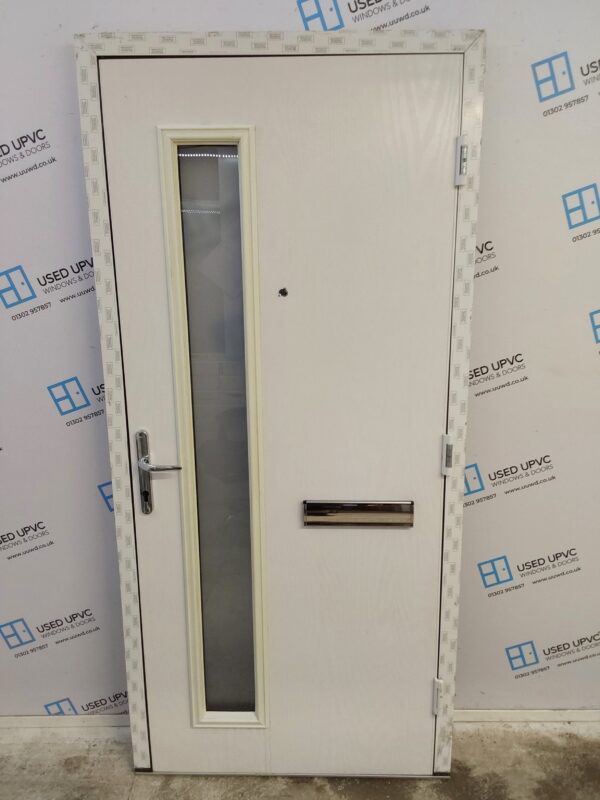 Used Anthracite Grey Composite Front Door 960mm x 2065mm 0551 - Image 2