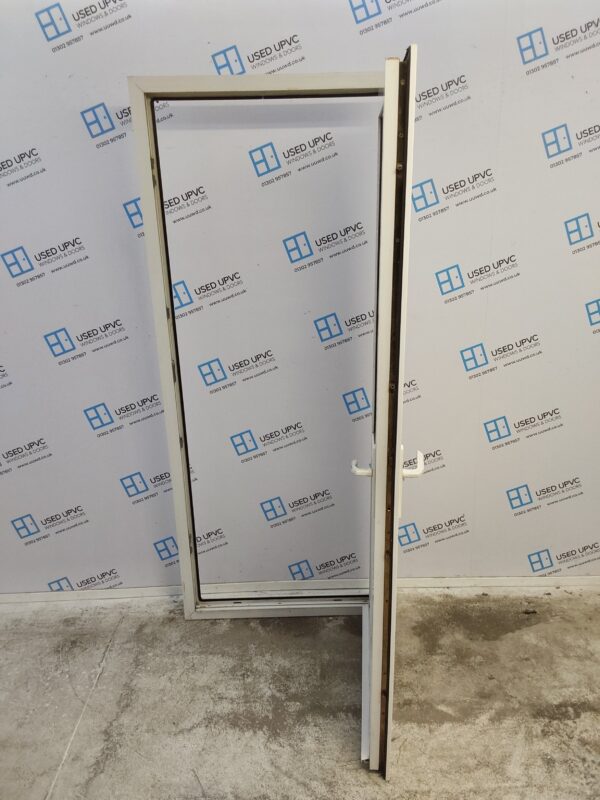 Used White Upvc Back Door 845mm x 2035mm 0579 - Image 3