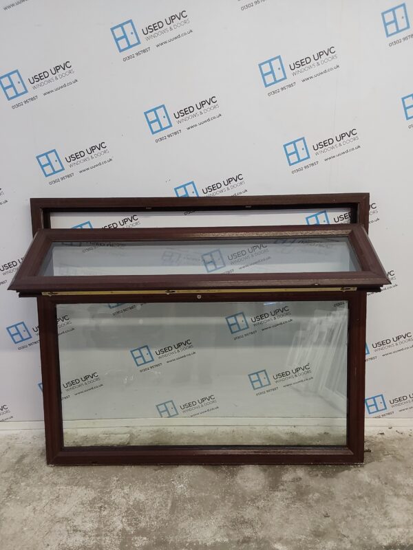 Used Woodgrain Upvc Window 1430mm x 1200mm LW0001 - Image 3