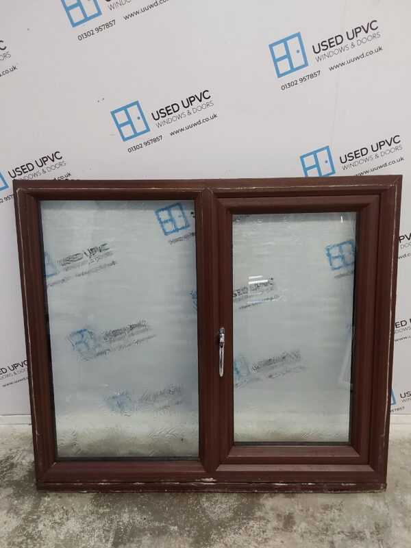 Used Woodgrain Upvc Window 1185mm x 1040mm C5019 - Image 2