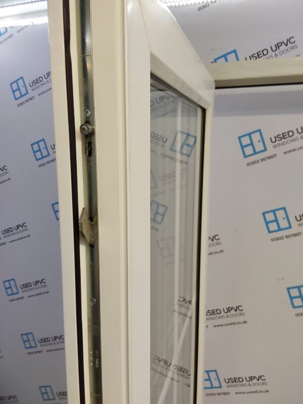 Used White Upvc Full Glass Back Door 890mm x 2055mm 0092 - Image 4