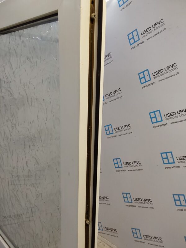 Used White Upvc Back Door 925mm x 2040mm 0058 - Image 6