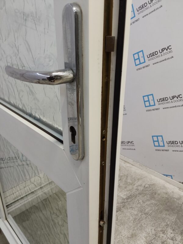 Used White Upvc Back Door 925mm x 2040mm 0058 - Image 7