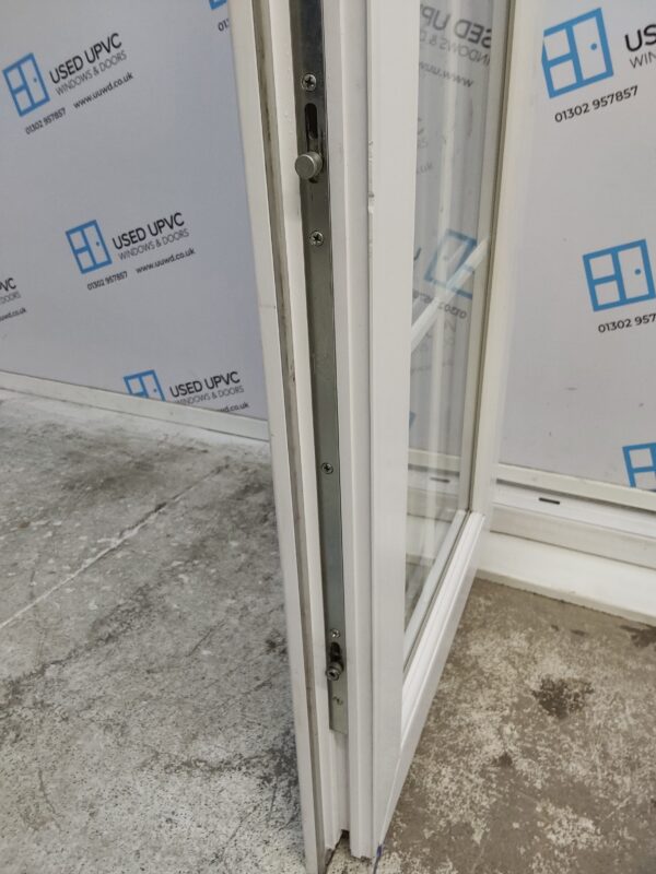 Used White Upvc French Doors 1190mm x 2050mm EA15 - Image 7
