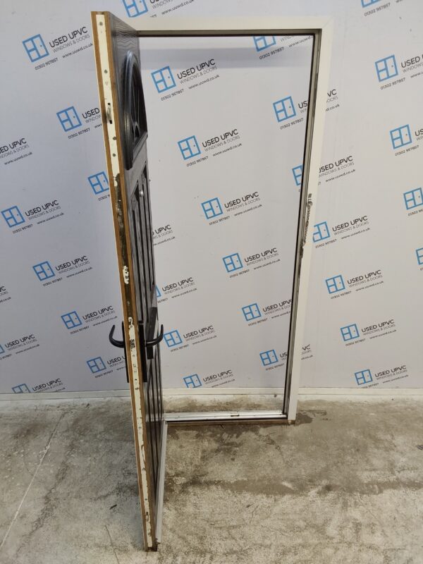 Used Black Composite Front Door 840mm x 2015mm 0144 - Image 3