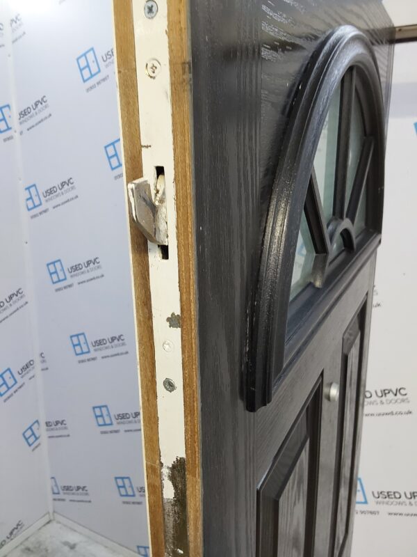 Used Black Composite Front Door 840mm x 2015mm 0144 - Image 6