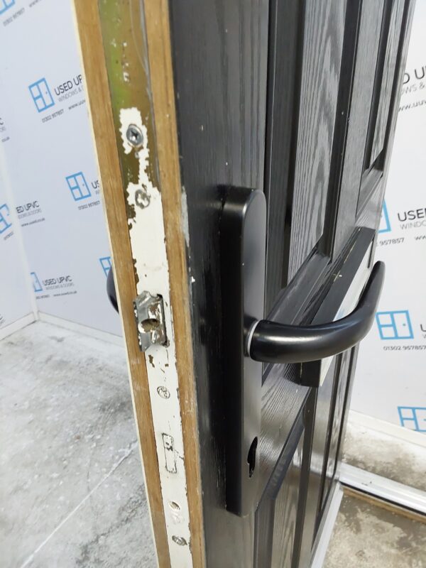 Used Black Composite Front Door 840mm x 2015mm 0144 - Image 7