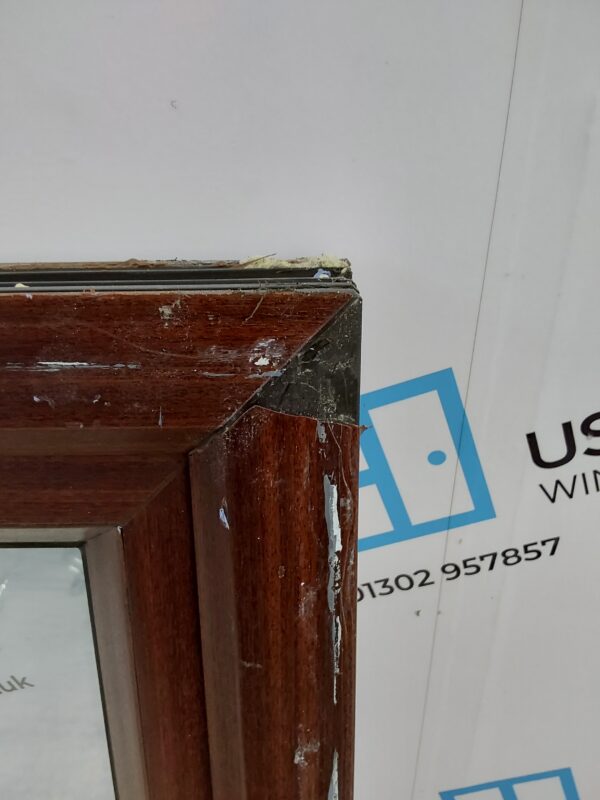 Used Woodgrain Upvc Window 1185mm x 1185mm C5037 - Image 4