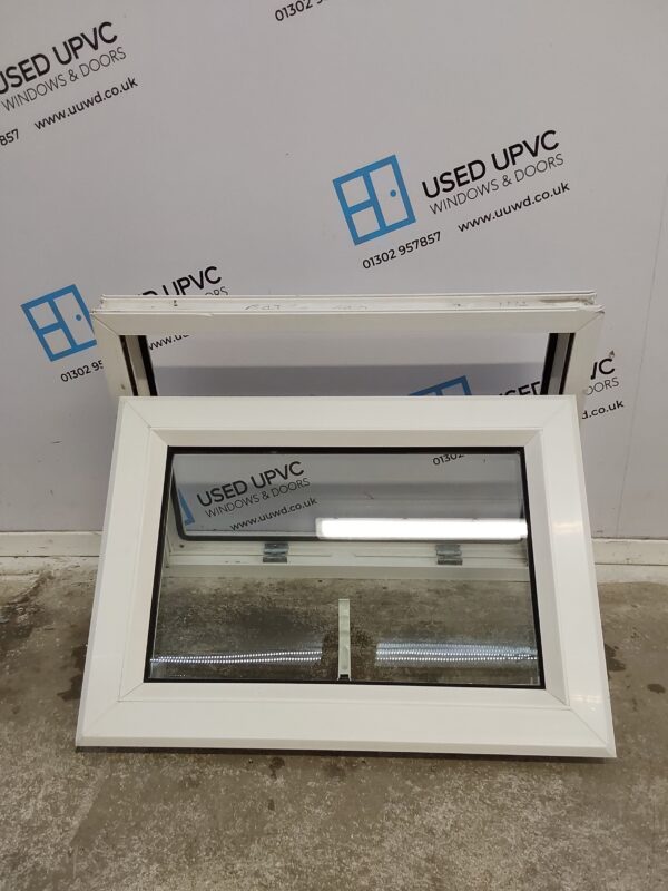Used White Upvc Window 635mm x 465mm W0249 - Image 3
