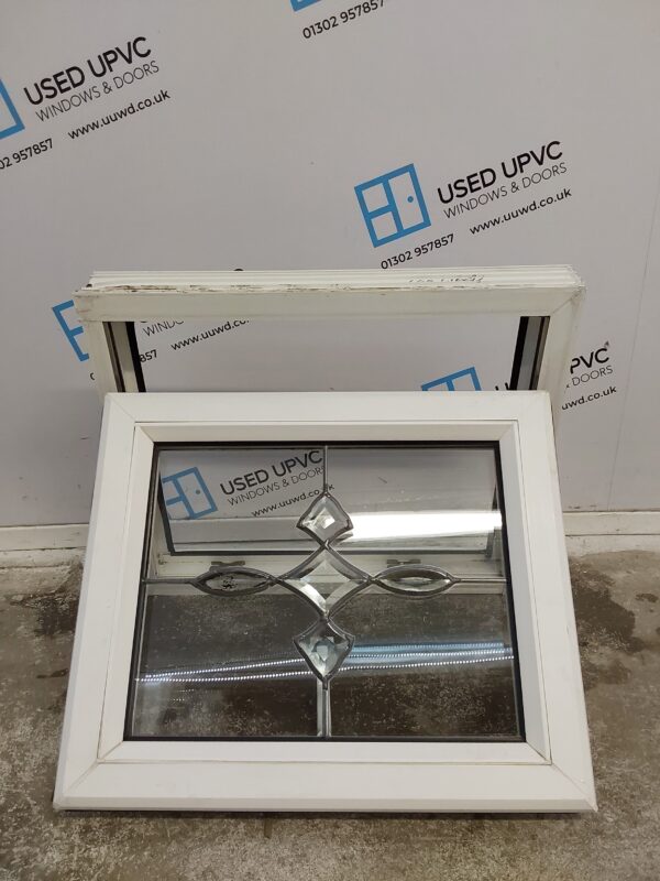 Used White Upvc Window 605mm x 510mm W0259 - Image 3