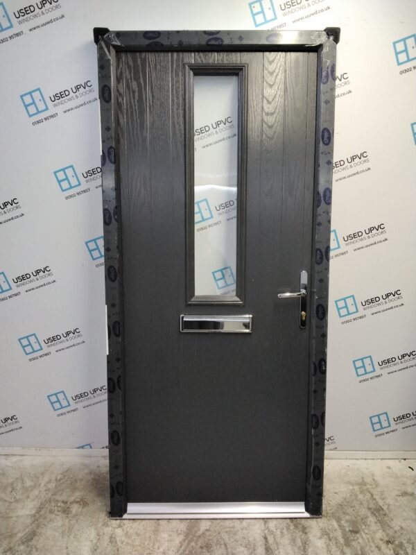 Brand New Anthracite Grey Composite Front Door 925mm x 2010mm ND107