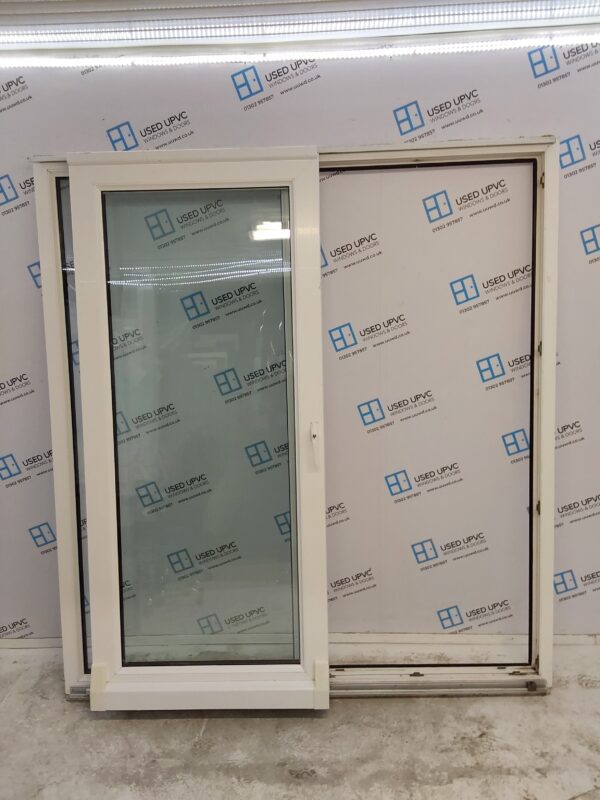 Used White Upvc Tilt And Turn Sliding Patio Doors 1880mm x 2070mm EA5 - Image 4