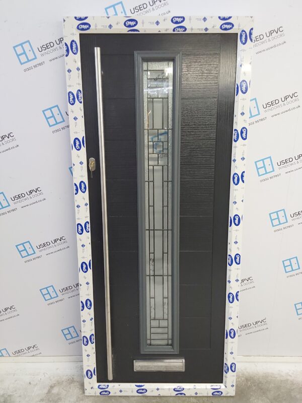 Brand New Anthracite Grey Composite Front Door 910mm x 2100mm ND120