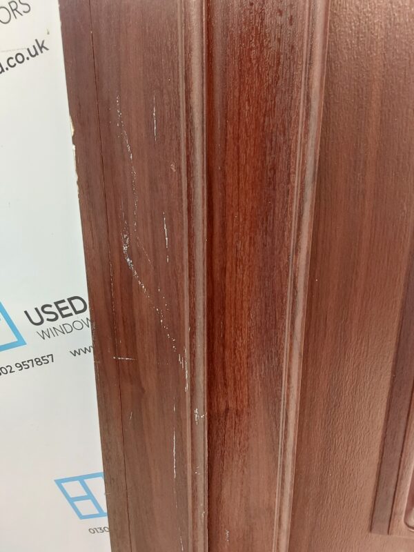 Used Rosewood Upvc Front Door 940mm x 2085mm (reduce to 920mm) 0196 - Image 4