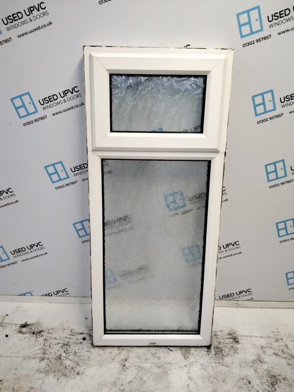 Used White Upvc Window 590mm x 1370mm W0175