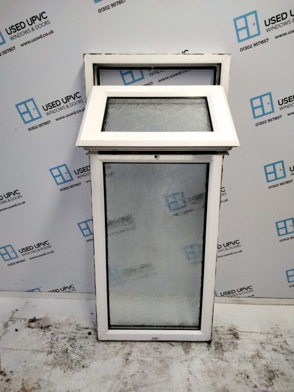 Used White Upvc Window 590mm x 1370mm W0175 - Image 3