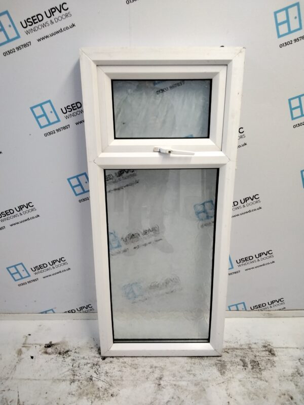 Used White Upvc Window 590mm x 1370mm W0175 - Image 2