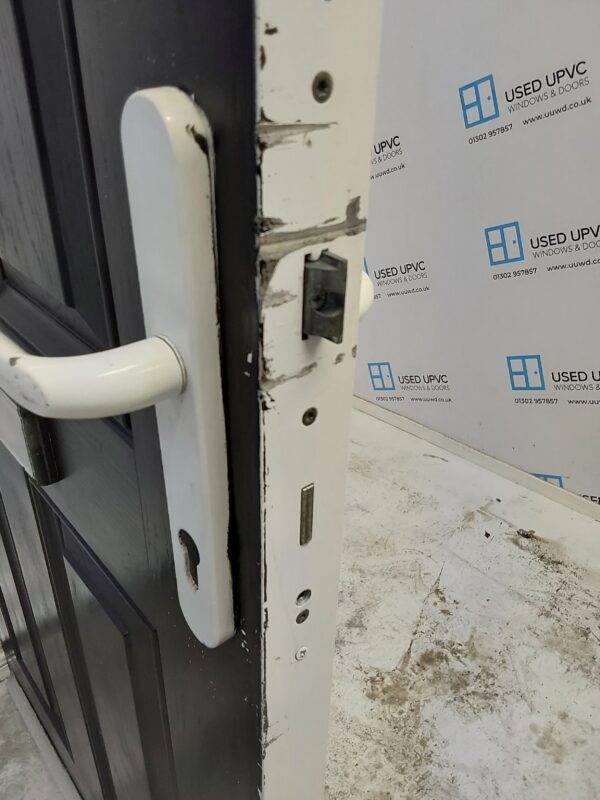 Used Black Composite Front Door 920mm x 2050mm 0216 - Image 9